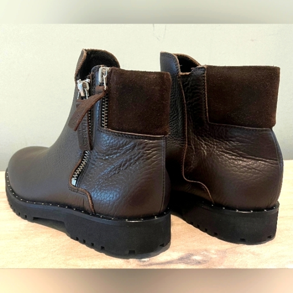 Ilsa Jacobsen Brown Leather‎ Chelsea Zip Ankle Up Boot Size 7.5US/38EU/5UK.… - Picture 7 of 16
